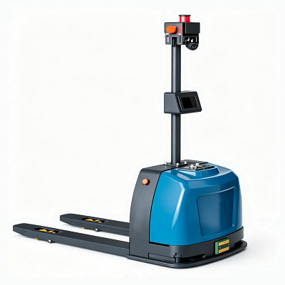 თვითმართვადი Forklift Robot ქარხნული საქონლის მიწოდებისთვის